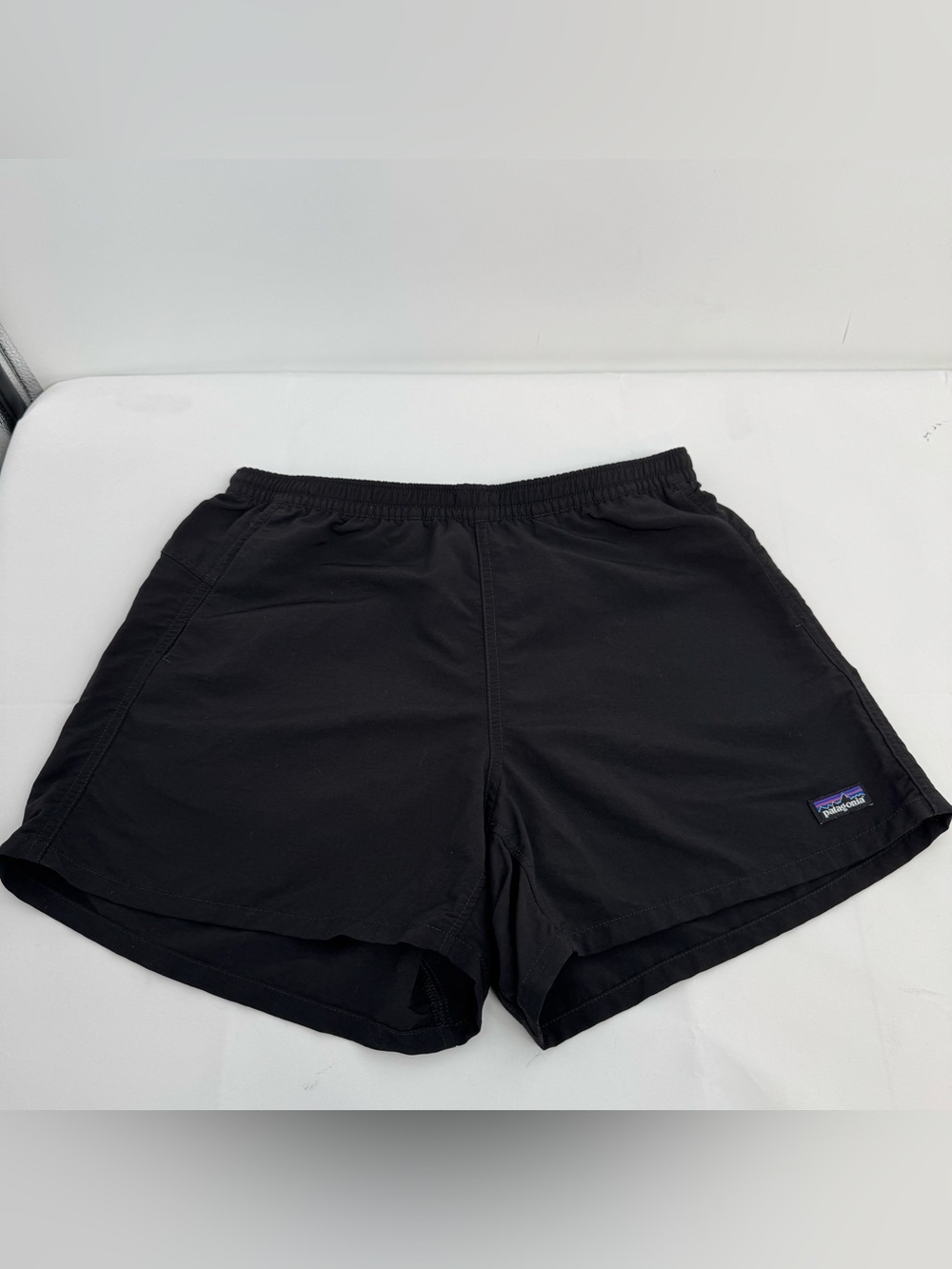 Patagonia Baggies Athletic Shorts 4” Inseam Womens M Black Nylon 57058SP18